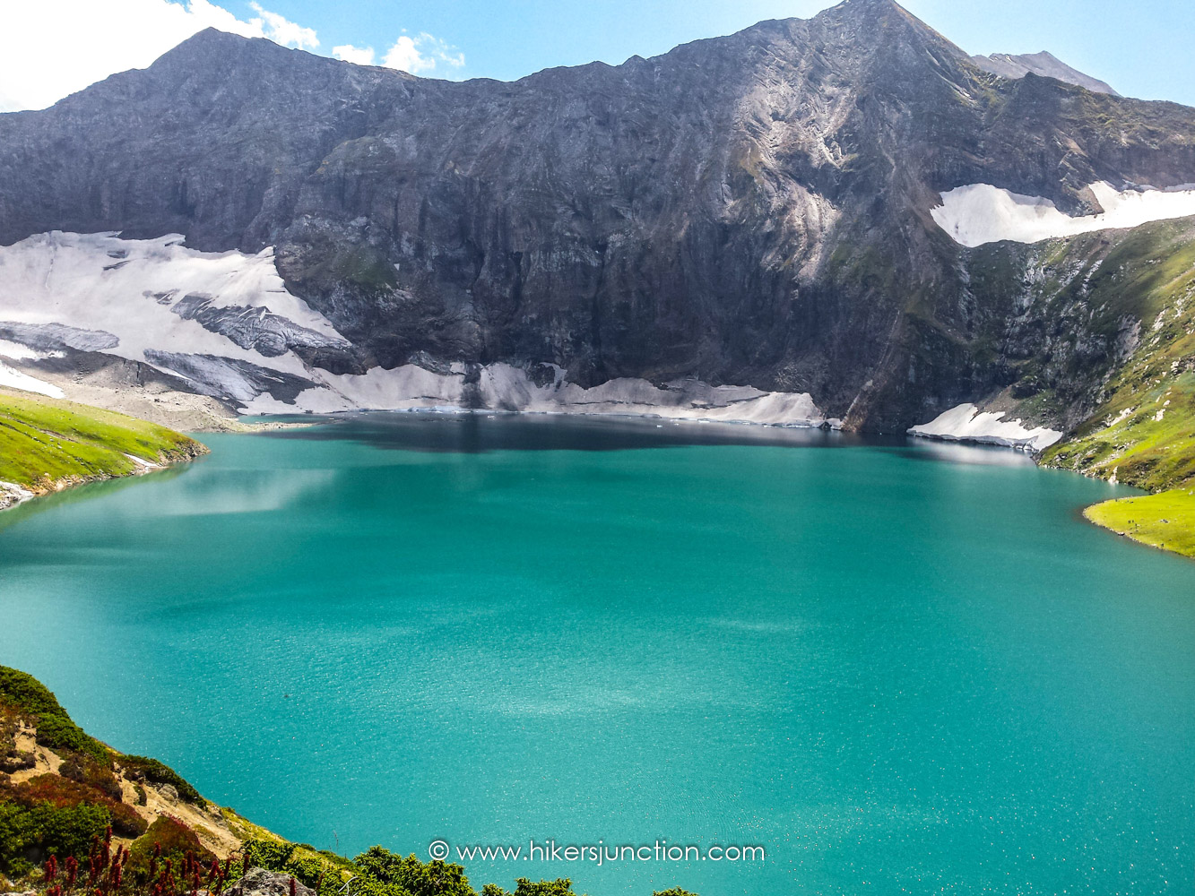 Turquoise Water of Ratti Gali Lake